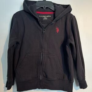 U.S. Polo Assn Full Zip Sweatshirt – Boys Size Medium (8)